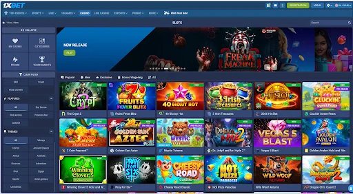 1xBet screenshot