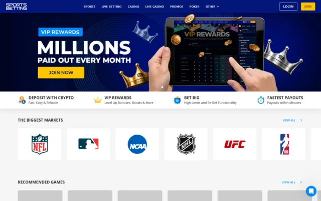 SportsBetting.ag screenshot