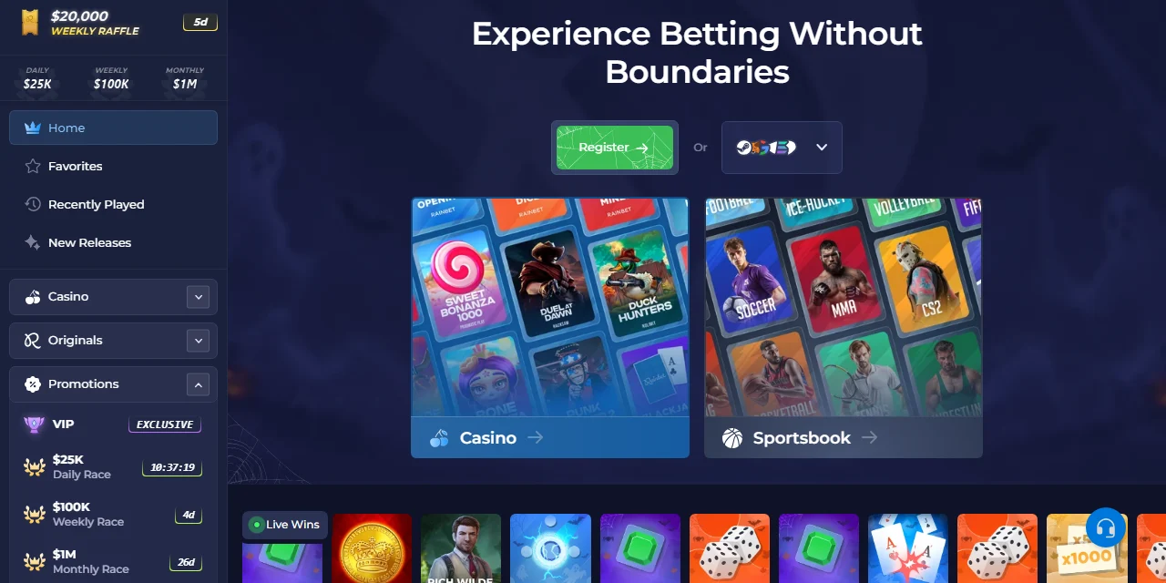 Rainbet screenshot