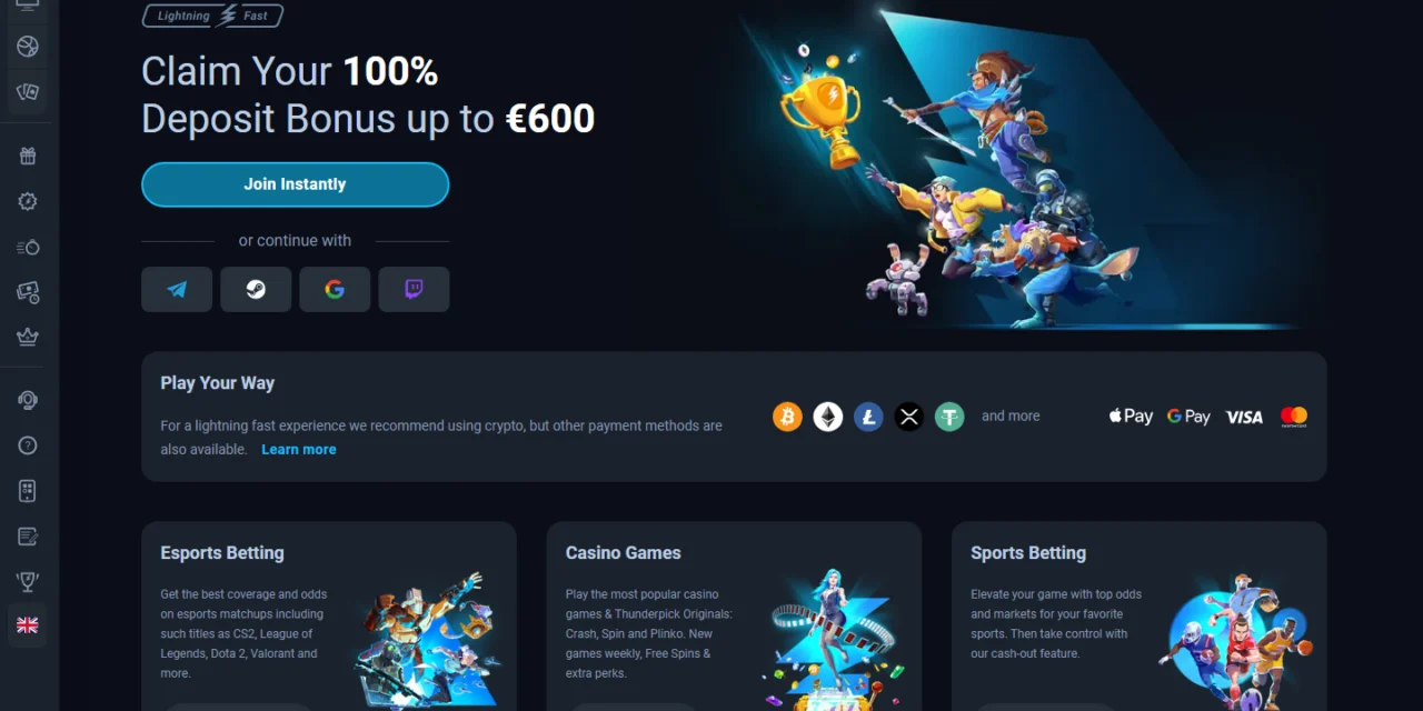 Thunderpick screenshot
