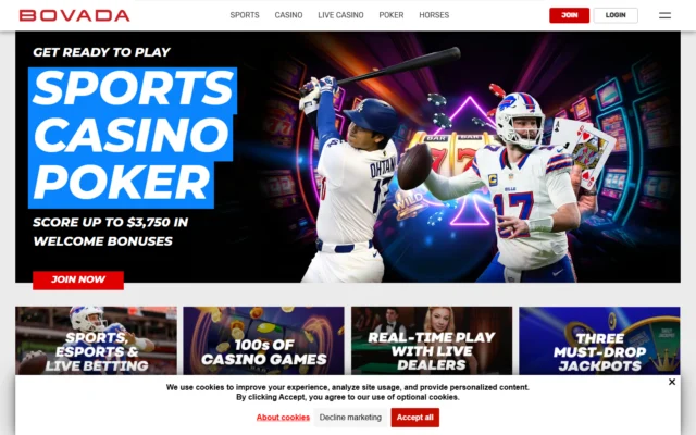 Bovada screenshot