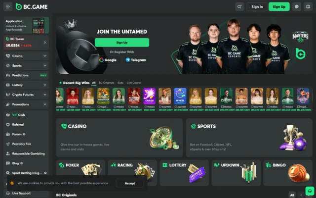 BC.Game screenshot