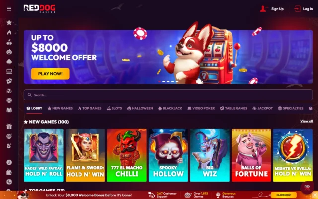 Red Dog Casino screenshot