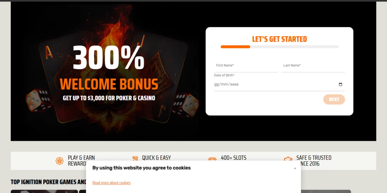 Ignition Casino screenshot