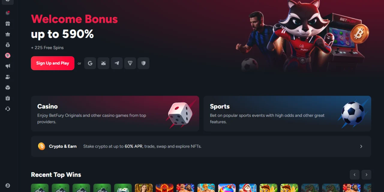 BetFury screenshot