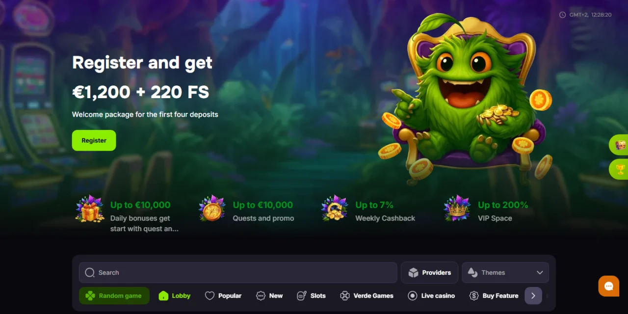 Verde Casino screenshot