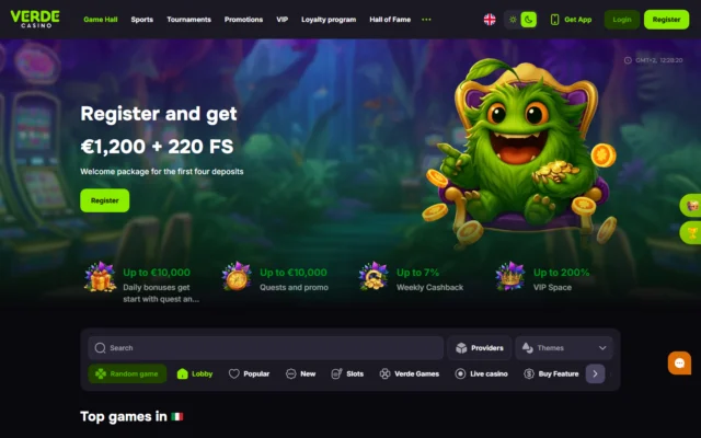 Verde Casino screenshot