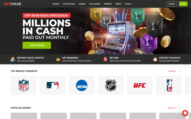 BetOnline screenshot